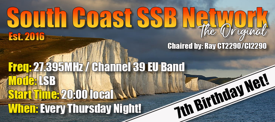 7th anniversary of the Southern Area and South Coast SSB Net 30-11-2023